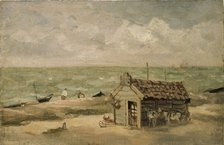 A Fisherman's Hut by the Sea, early 19th century. Artist: Thomas Churchyard.