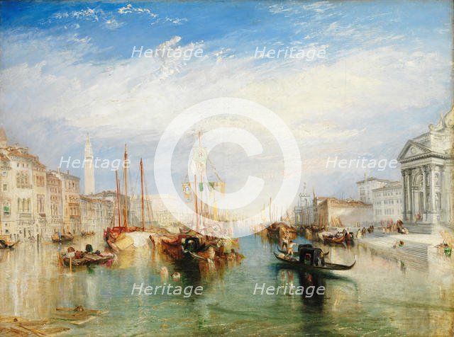 Venice, from the Porch of Madonna della Salute, ca. 1835. Creator: JMW Turner.