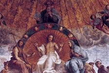 'The Disputation on the Holy Sacrament ', (detail), 1508-1509. Artist: Raphael