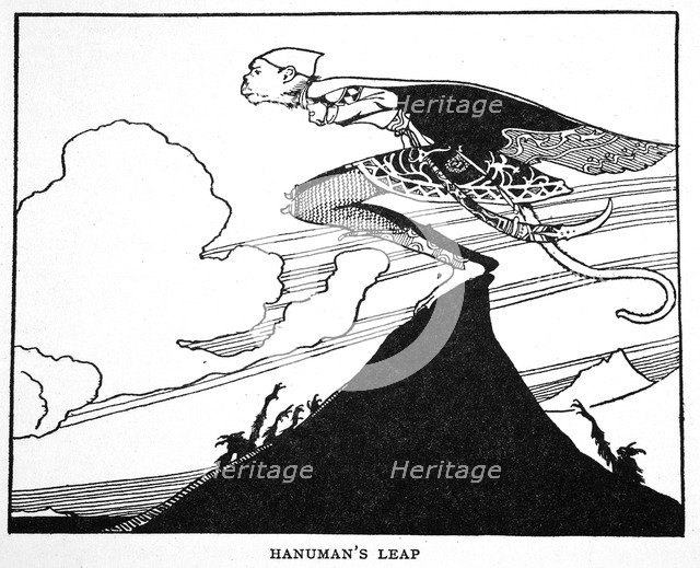 'Hanuman's Leap', 1925. Artist: Unknown