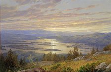 Lake Squam from Red Hill, 1874. Creator: William Trost Richards.
