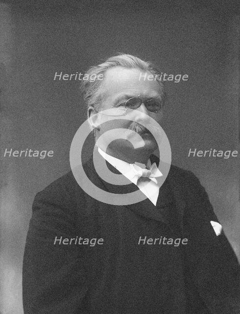 Portrait of the composer Johannes Haarklou (1847-1925). Creator: Szacinski de Ravics, Ludwik (1844-1894).