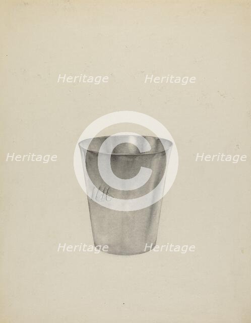 Silver Beaker, c. 1938. Creator: Helen Blumenstiel.