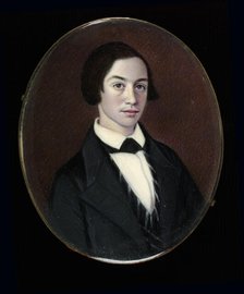 Portrait of a Gentleman, 1847. Creator: Moses B Russell.