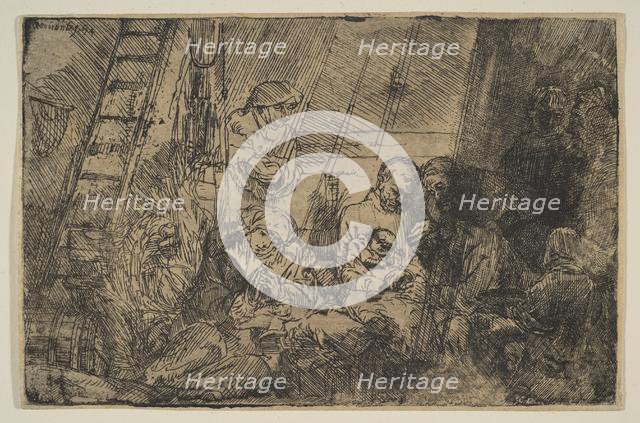 The Circumcision in the Stable, 1654. Creator: Rembrandt Harmensz van Rijn.