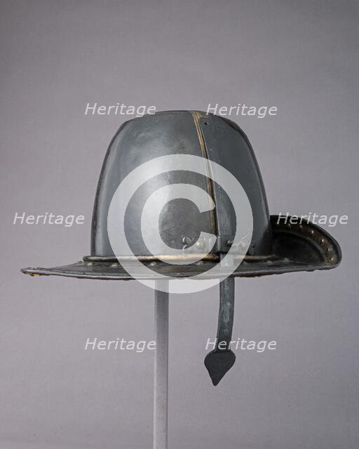 Helmet in the Shape of a Cavalier's Hat, probably British, ca. 1630-50. Creator: Unknown.