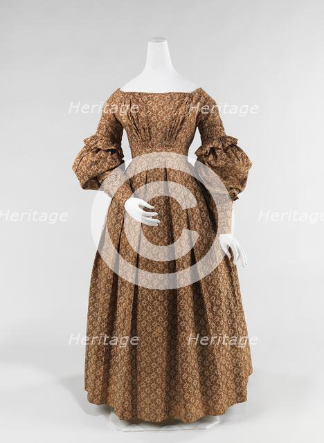 Dress, American, 1837-39. Creator: Unknown.