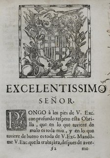 Tears of Love, shed by the eminent City of Barcelona... in the magnificent mourning...1701. Creator: Josep Rocaberti.