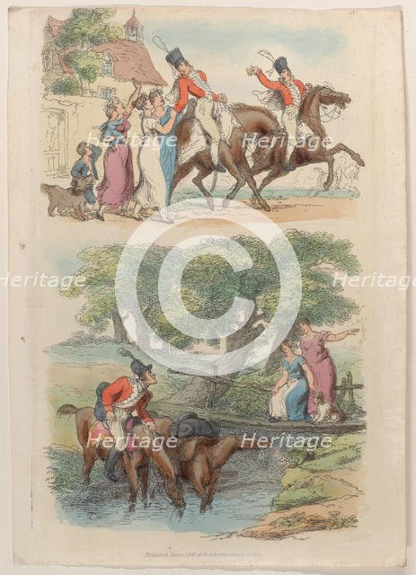 Plate 20, from "World in Miniature", 1816., 1816. Creator: Thomas Rowlandson.