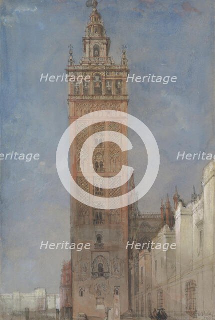 The Giralda, Seville, 1833. Creator: David Roberts.
