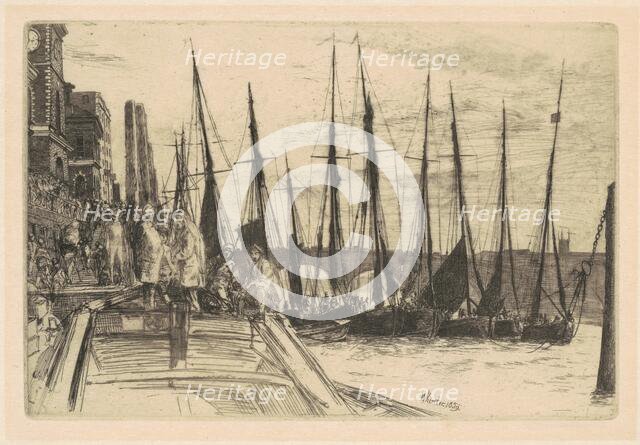 Billingsgate, 1859. Creator: James Abbott McNeill Whistler.