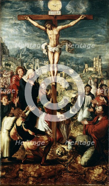 'Calvary', 16th century.  Artist: Master of Brunswick
