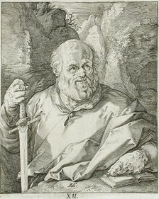 Saint Mathias, 1589. Creator: Hendrik Goltzius.
