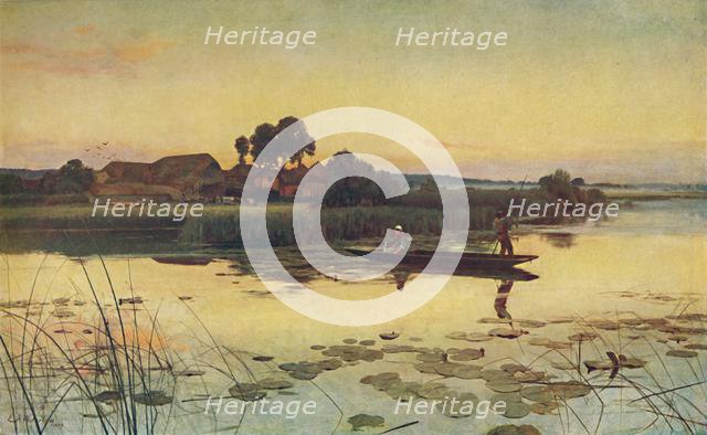 'The Close of a Midsummer's Day', 1879. Creator: Sir Ernest Albert Waterlow.