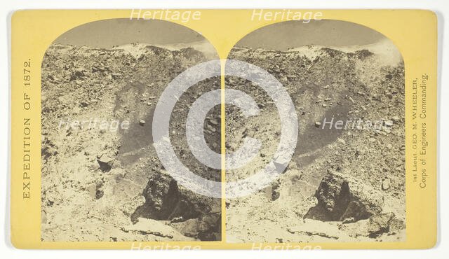 View in the Grand Cañon of the Colorado River, 1872. Creator: William H. Bell.