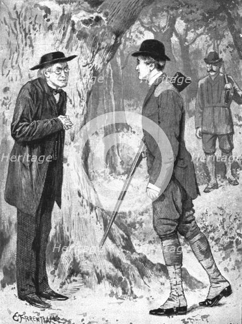 ''Scenes now being acted in the London Theatres; "School" at the Garrick Theatre', 1891. Creator: Edward Frederick Brewtnall.