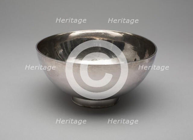Bowl, 1725/40. Creator: Cornelius Wynkoop.