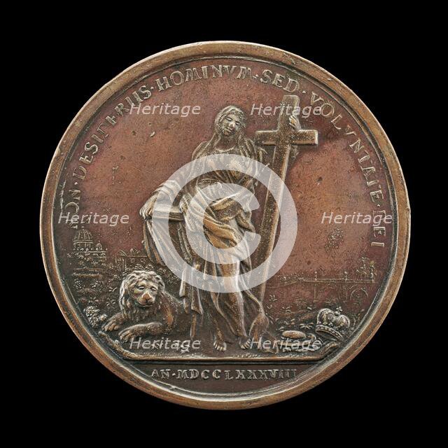 Allegory of Religion [reverse], 1788. Creator: Filippo Cropanese.