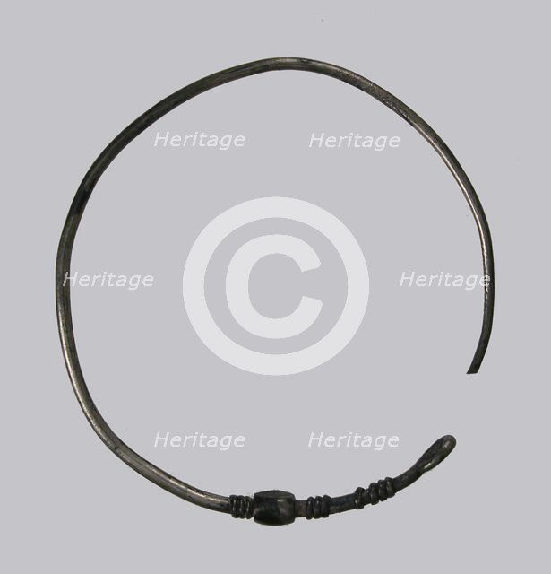 Earring, Frankish, 7th century. Creator: Unknown.