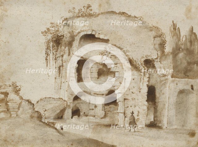 A Ruin On The Palatine Hill, 1630-35. Creator: Claude Lorrain.