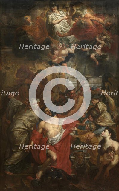 The Martyrdom of Saint George, 1681. Creator: Godfried Maes.