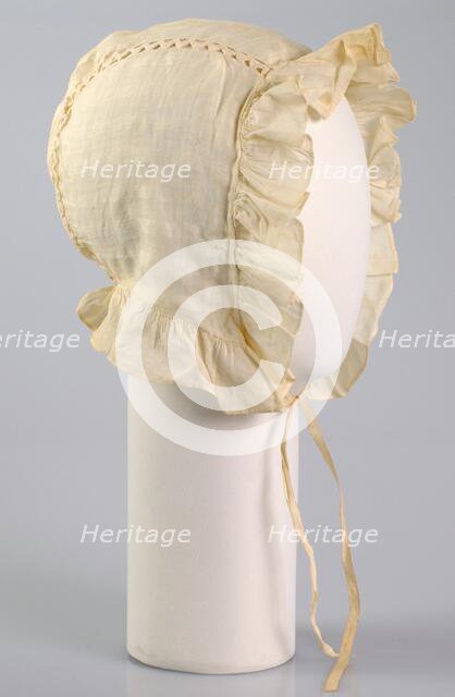 Nightcap, American, ca. 1850. Creator: Unknown.