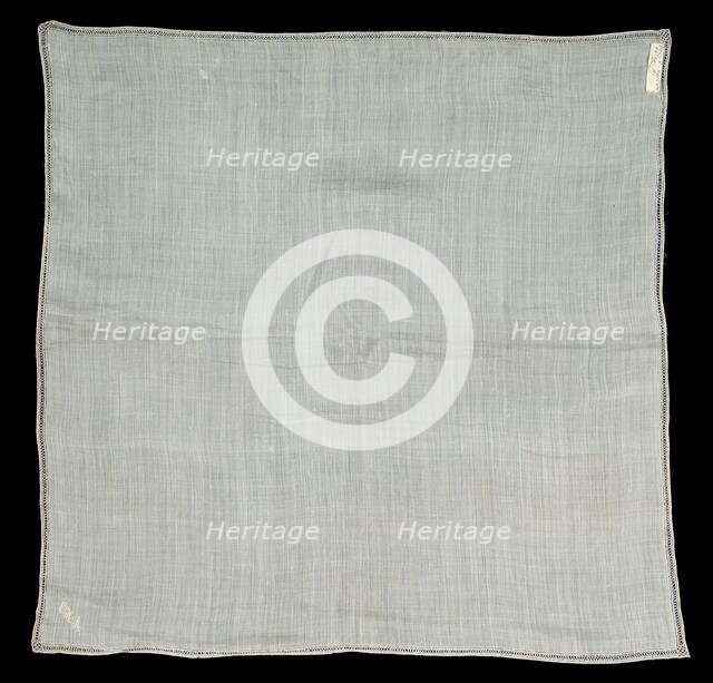 Handkerchief, American, 1825-50. Creator: Unknown.