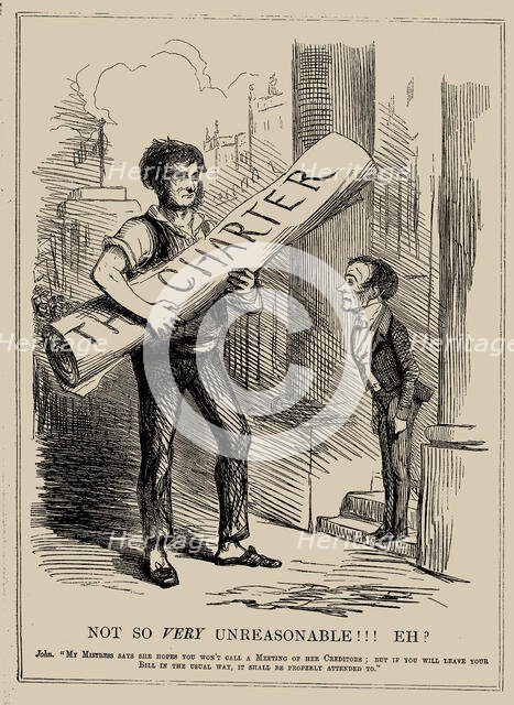Not So Very Unreasonable!!! Eh? (from "Punch"), 1848. Creator: Anonymous.