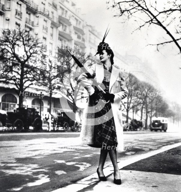 Germaine Leconte, Paris, February 1942. Artist: Unknown