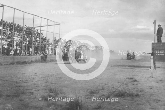Chariot race at 4th of July celebration, between c1900 and c1930. Creator: Unknown.