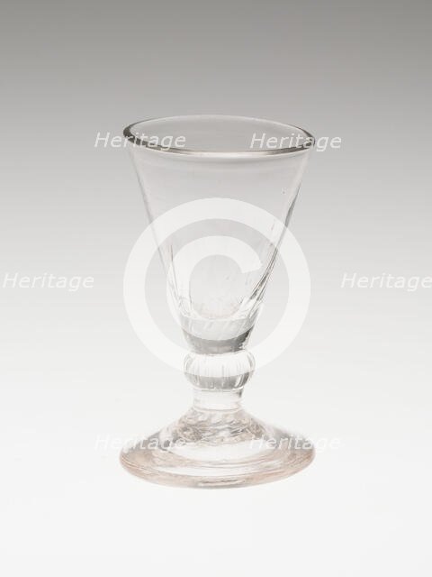 Ale Glass, England, 1750/1850. Creator: Unknown.