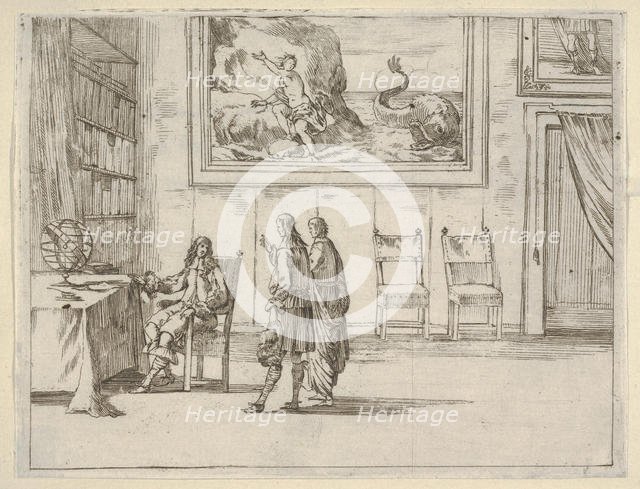 Francesco I d'Este Displays Great Faculty in his Studies, from L'Idea di un Principe ed Er..., 1659. Creator: Bartolomeo Fenice.