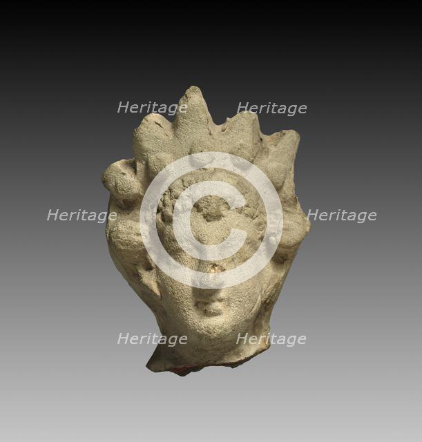 Head of a Goddess, 1-200. Creator: Unknown.