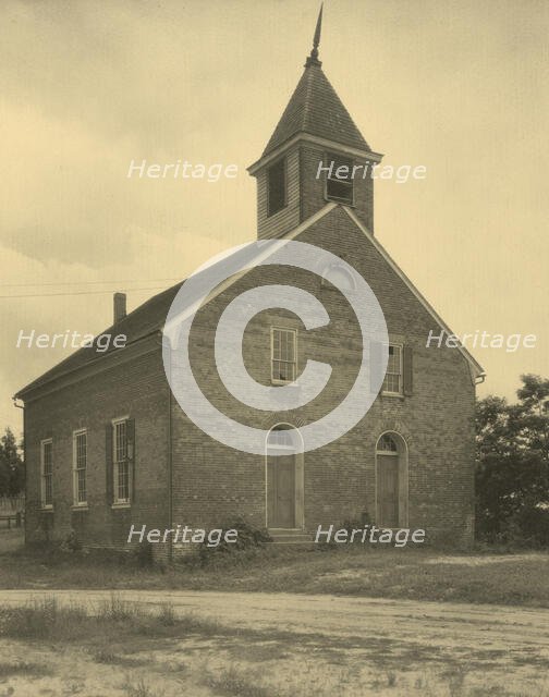 Union Church on hill, Falmouth, between 1925 and 1929. Creator: Frances Benjamin Johnston.