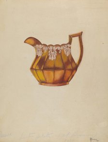 Pitcher, c. 1939. Creator: Samuel O. Klein.