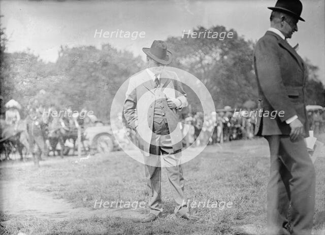 Horse Shows - Senator Bailey of Texas, 1910. Creator: Harris & Ewing.