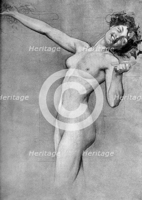 Study for 'The Vintage Morn', by Herbert James Draper, 1899. Artist: Unknown