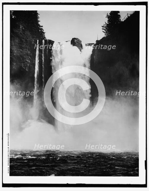 Snoqualmie Falls, Washington, between 1890 and 1901. Creator: Unknown.