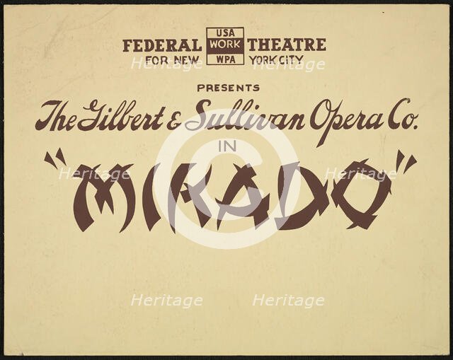 Mikado, [193-]. Creator: Unknown.