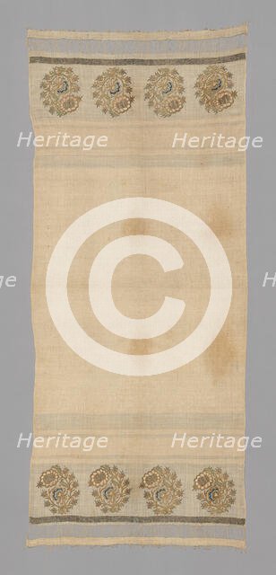 Towel, Turkey, 19th century. Creator: Unknown.