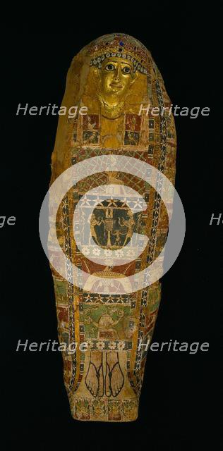 Cartonnage Mummy Case , c. 50 BC - AD 50. Creator: Unknown.