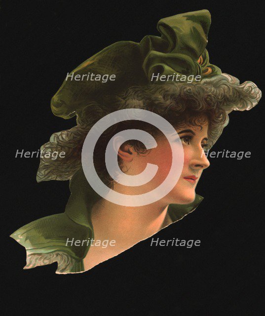 Lady with Green Hat. Artist: Unknown.