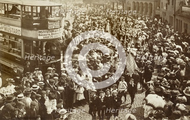 Main Street, Bulwell, Nottingham, Nottinghamshire, c1900-1911. Artist: Unknown