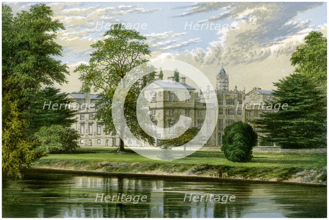 Wilton House, Wiltshire, home of the Earl of Pembroke and Montgomery, c1880. Artist: Unknown