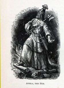 Attila the Hun, 1882. Artist: Anonymous  