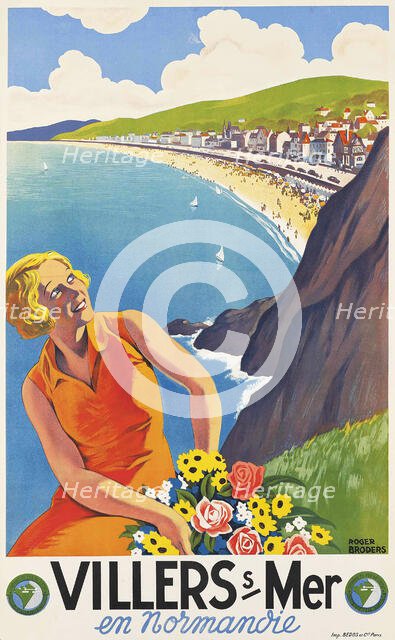 Villers-sur-Mer, c1930. Creator: Broders, Roger (1883-1953).