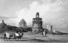 'Ruins, - Old Delhi', 1834. Creator: Samuel Prout.