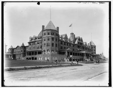 Mathewson Hotel (New Mathewson), Narragansett Pier, between 1880 and 1899. Creator: Unknown.