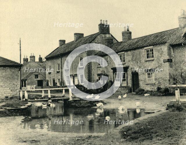 'Cottages by the Village Pond', 1943. Creator: Unknown.