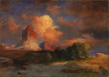 Sunset Cloud, Green River, Wyoming, 1917. Creator: Thomas Moran.